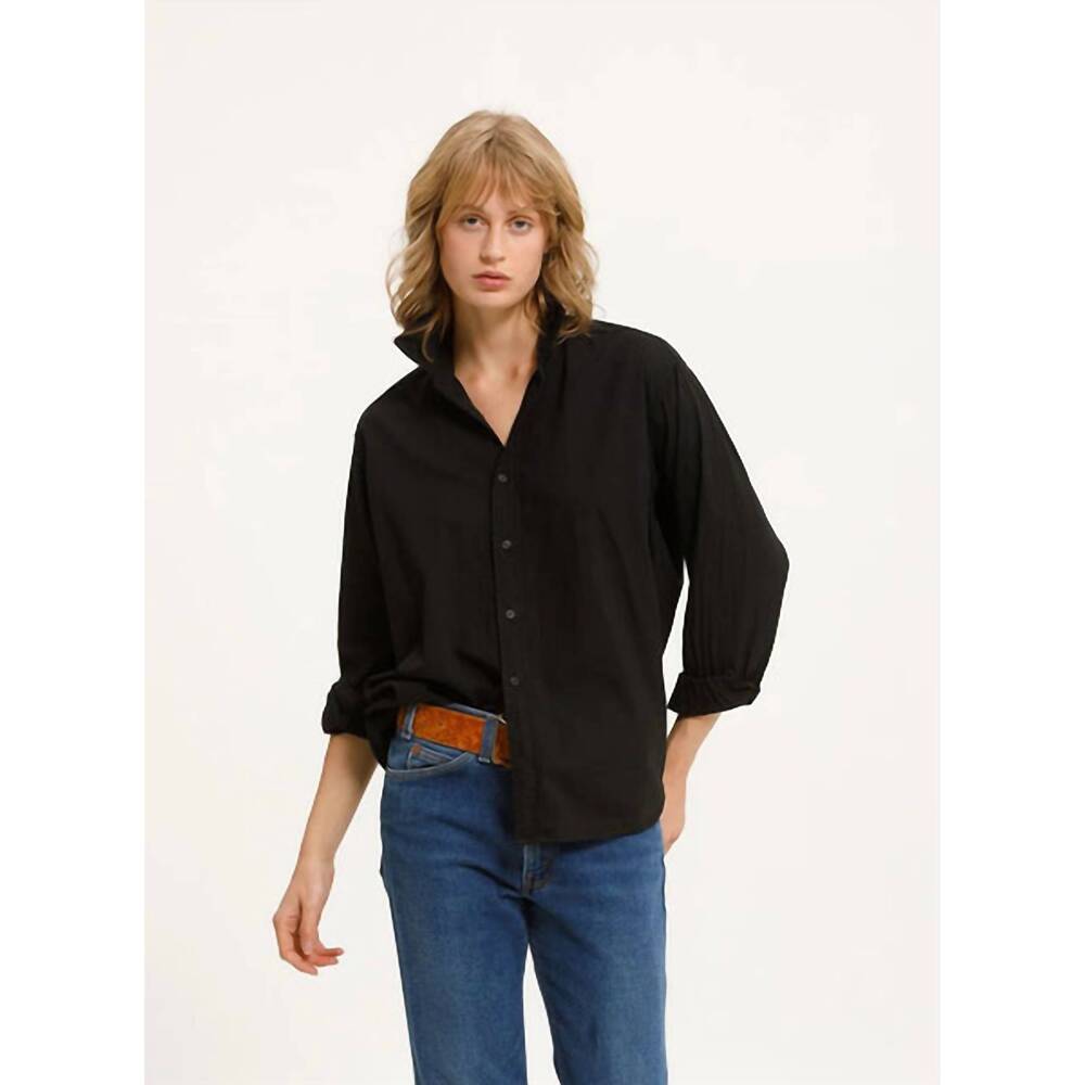 NEW CALI DREAMING collared boy shirt in black